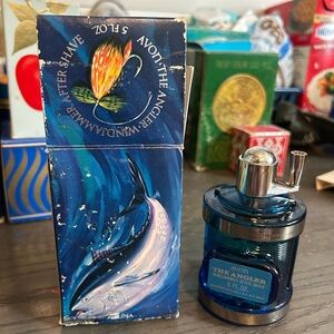 Vintage 1970s AVON Cologne The Angler Wild Country After Shave Full Collectable